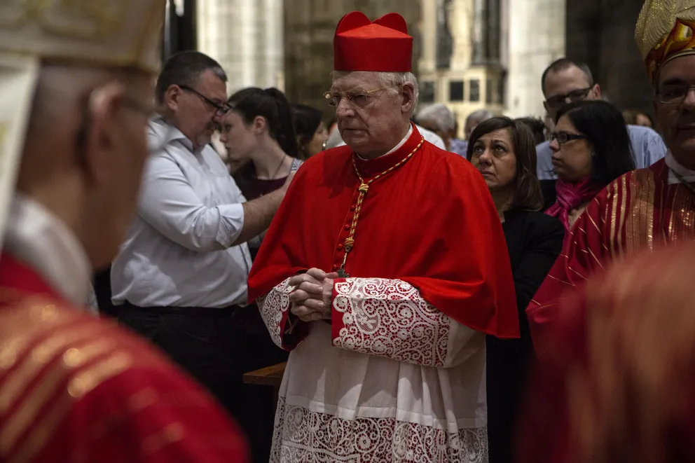 Cardinal Angelo Scola at the celebration for the ordination of 29 new priests at Duomo Cathedral on June 9, 2018, in Milan, Italy. | Source: Getty Images