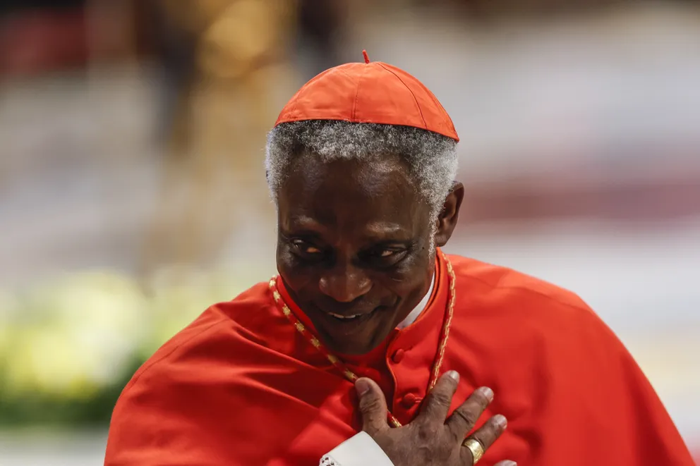 Ghanaian cardinal Peter Kodwo Appiah Turkson arriving for the consistory celebrated by Pope Francis in Vatican City on August 27, 2022. | Source: Getty Images
