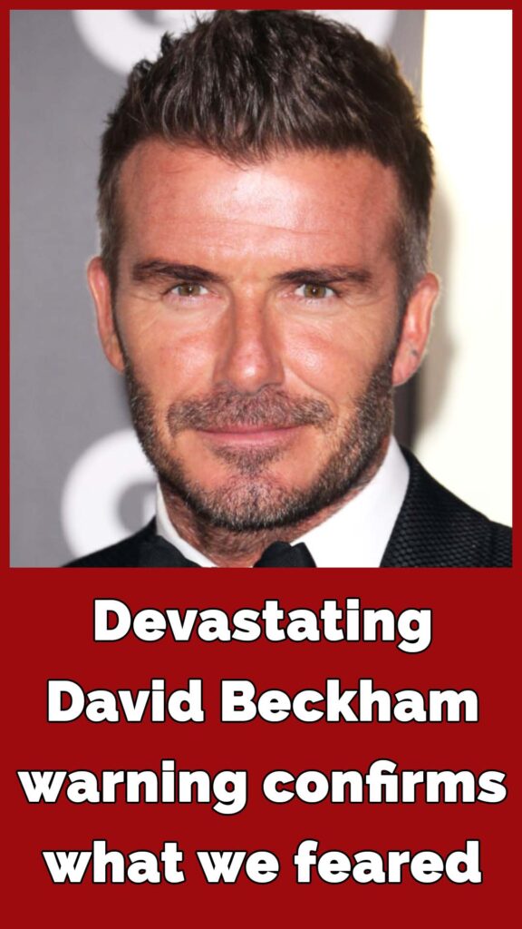 Doctor notices something unusual about David Beckham – issues serious health alert