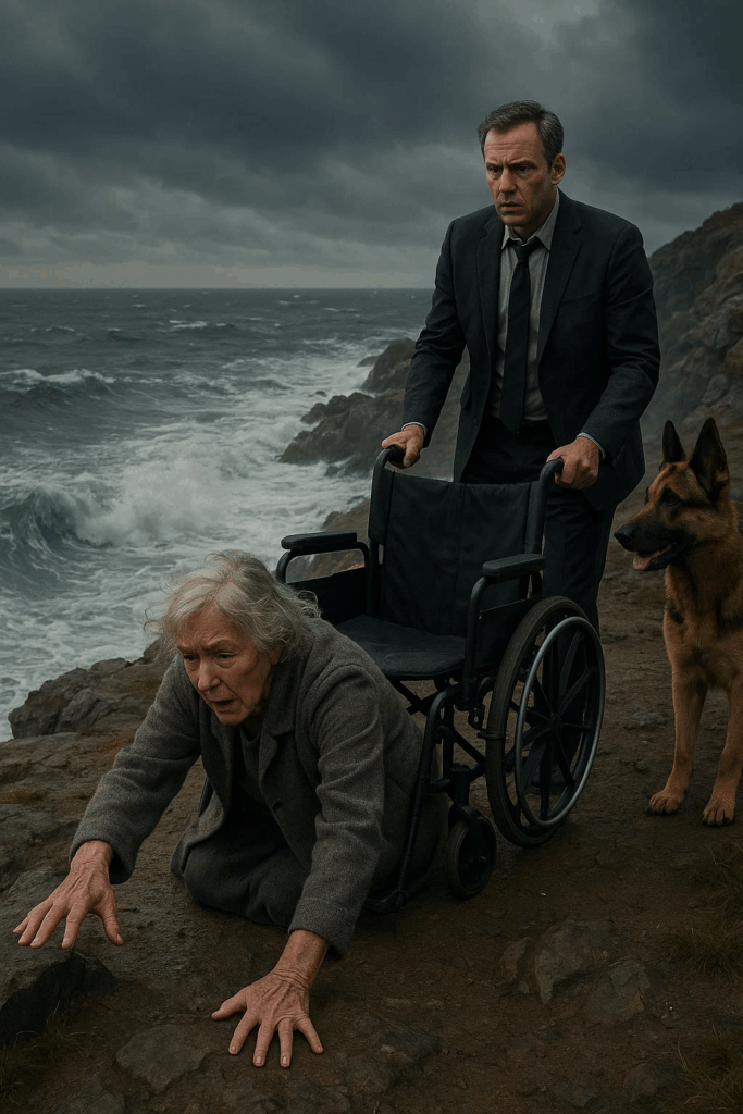 The Rich Son Pushed His Paralyzed Mother Off A Cliff But Forgot About Her Loyal Dog And The Ending…